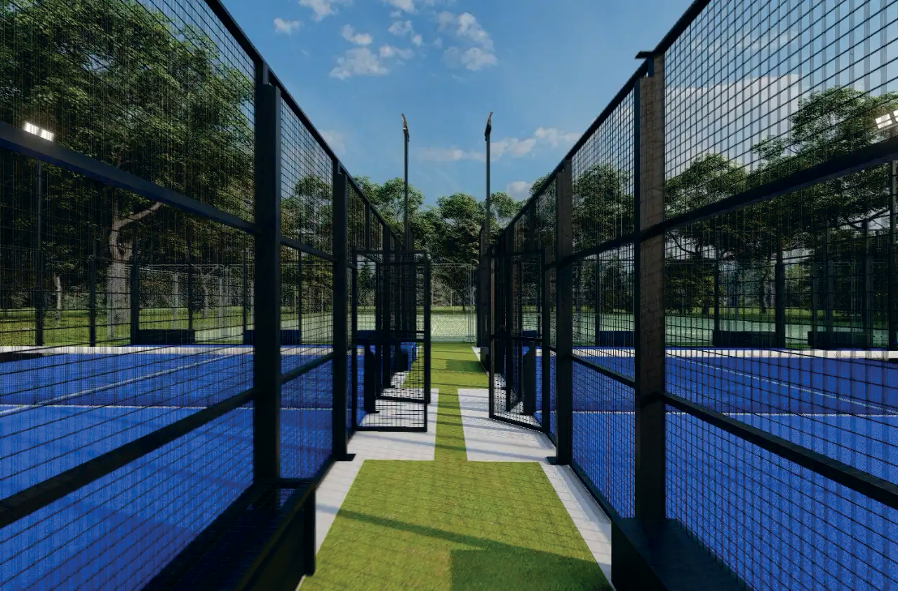 Terrain de padel - Enjoliveurs